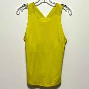 Spyder Active Versatile Bright yellow Moisture Wicking racerback TREK TANK top